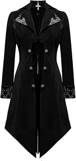Apocrypha Men's Medieval Steampunk Tailcoat Victorian Gothic
