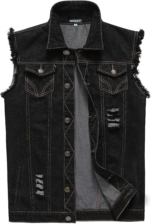 Men's Fit Retro Ripped Denim