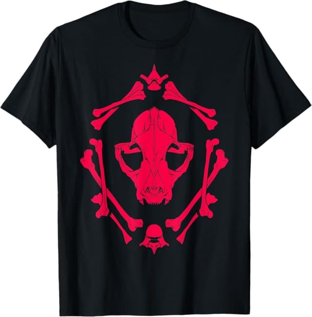 Vulture Culture Witch Wicca Goth Gothic Cat Skull T-Shirt